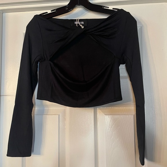 NWT SER.O.YA Long Sleeve Ellis Top - Picture 2 of 6